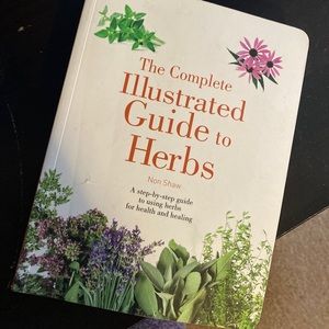 Illustrated guide to herbs book